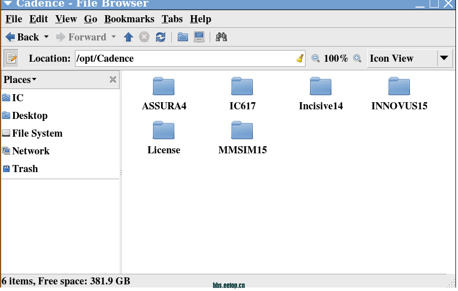 cadence文件夹目录