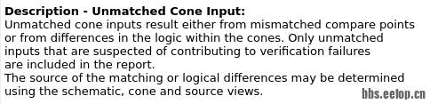 Description-Unmatched Cone Input