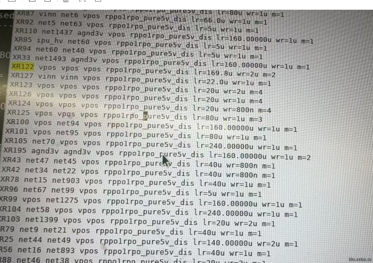 网表格式