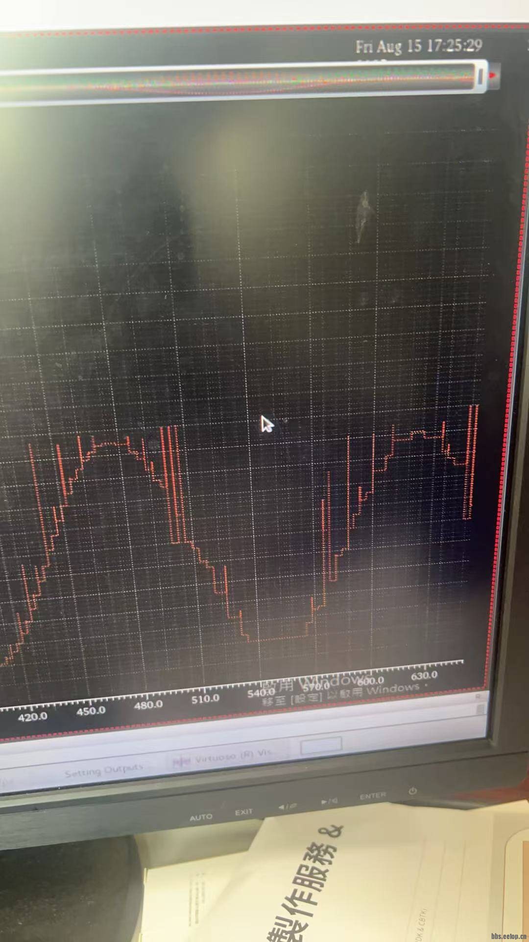后续波形混乱