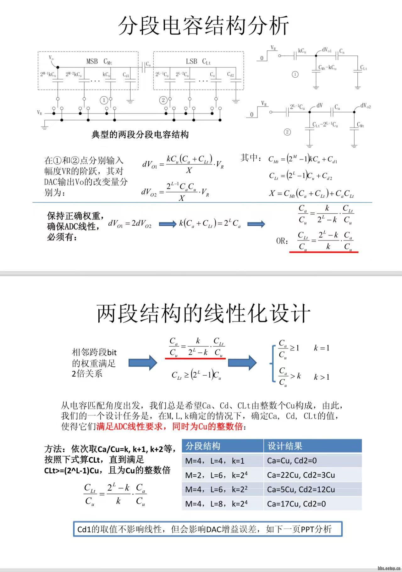 分段电容公式推导