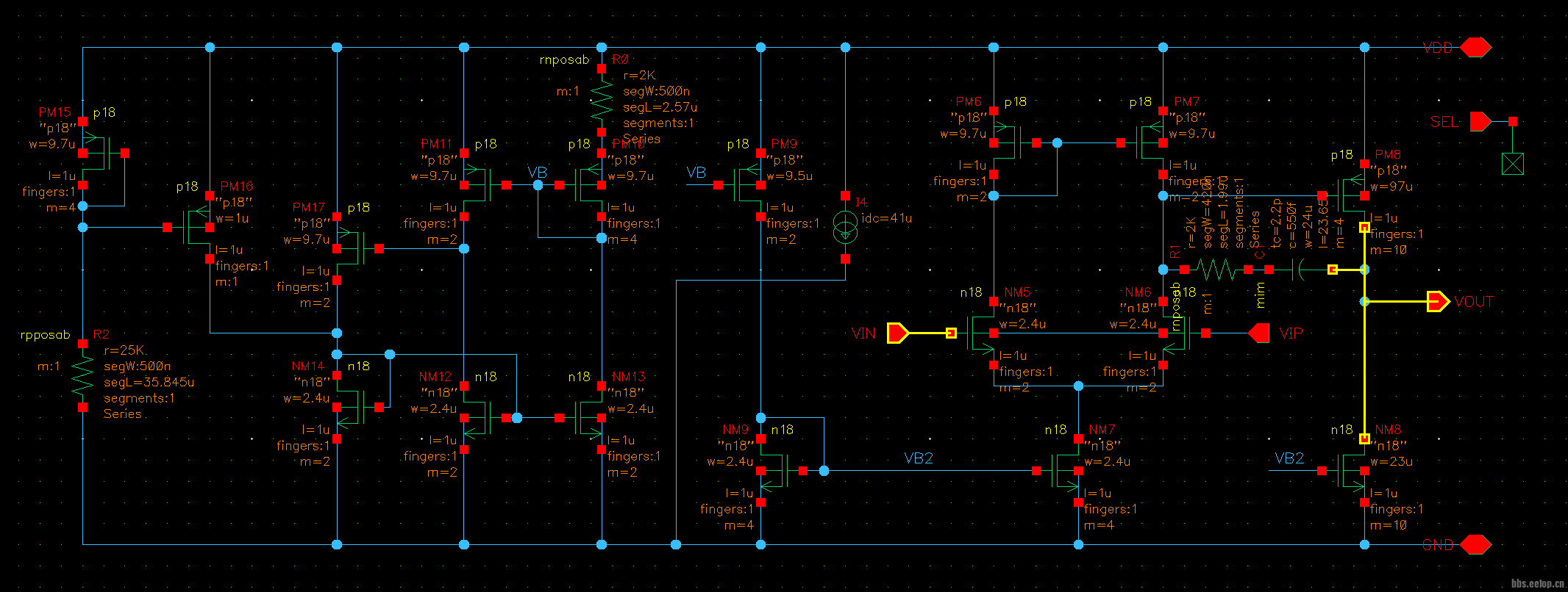 三支路基准+运放