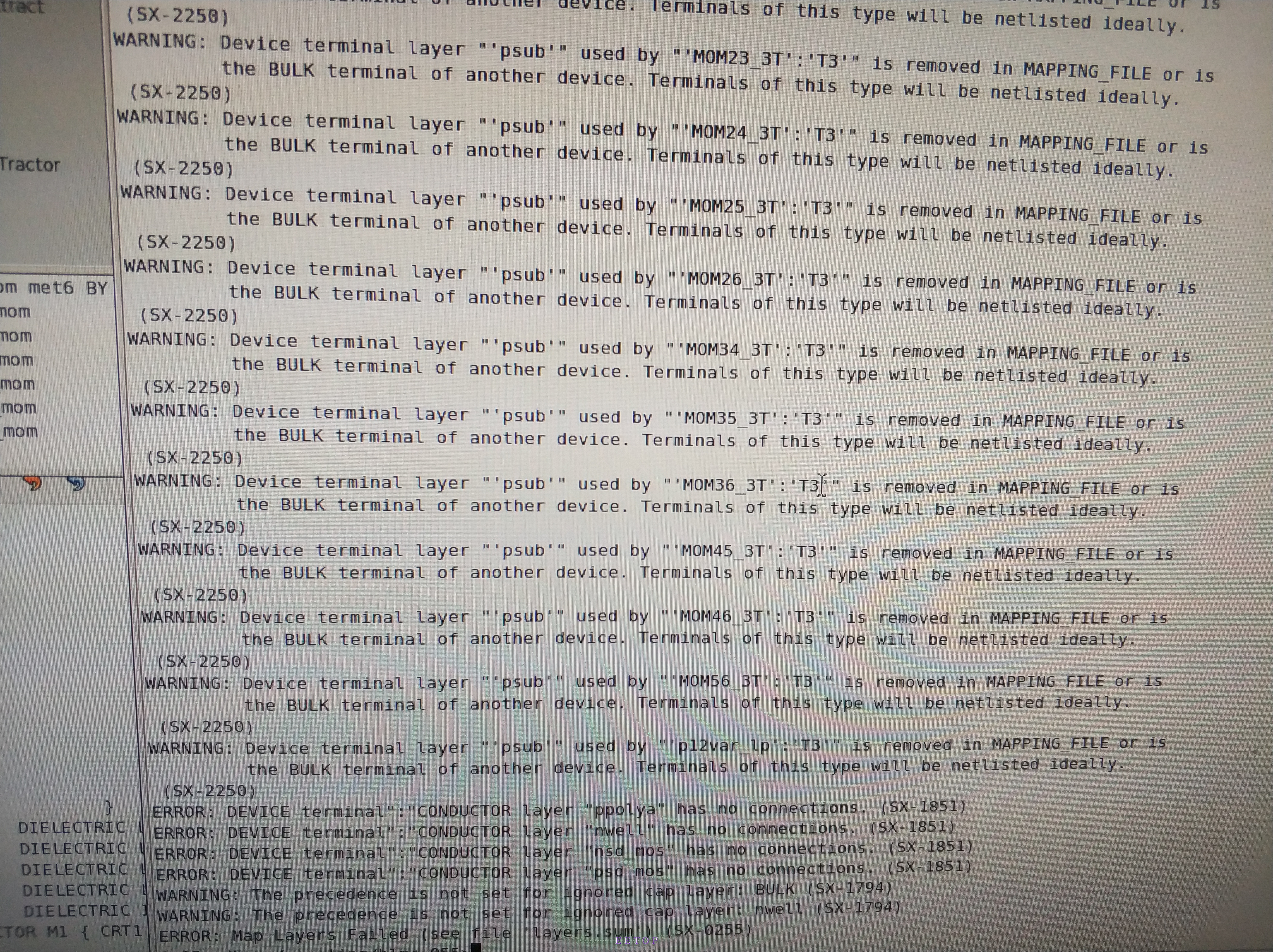 run的时候报错，是map问题